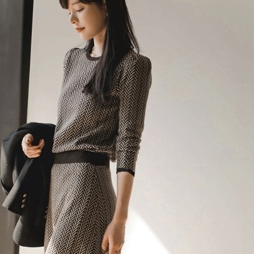 セットアップ レディース ニット ロングスカート S M L XL 2XL 韓国 長袖 スリム 上下セット 2点セット ツーピース お得 かわいい 大人可愛い きれいめ 大人 上品 おしゃれ 大人女子