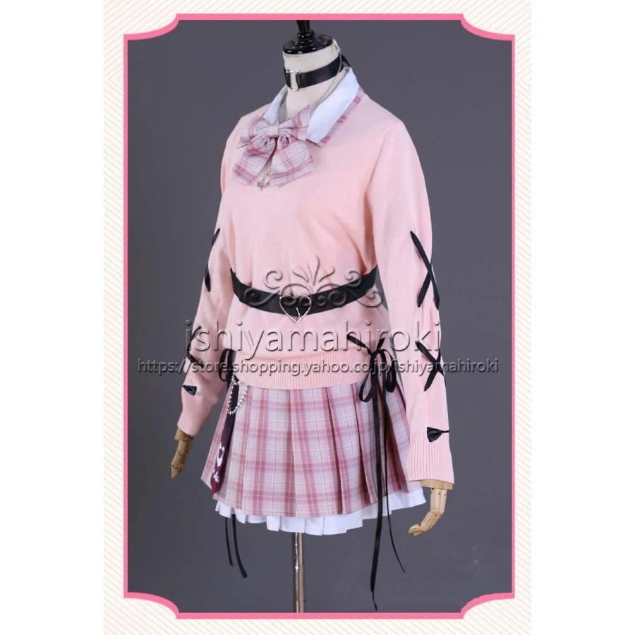 にじさんじ VTuber 風 湊 あくあ（Minato Aqua） コスプレ衣装 コスムアニメゲーム cosパーティーイベントハロウィン仮装変装メガ割カラコンサンダル f Yt ハニーズ