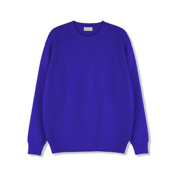 メンズ メリノウール ウォッシャブル ラウンド ニットTシャツ SG-KN-Q028-クリーム