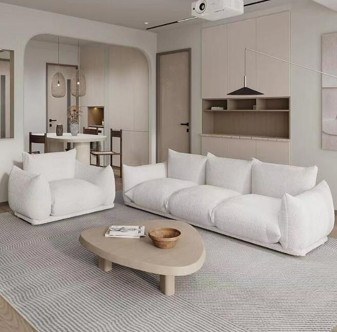 北欧風　パンソファリビング　シングルソファ ダブルソファーホーム リビングソファ　綿麻生地　ラム生地　ベルベット生地