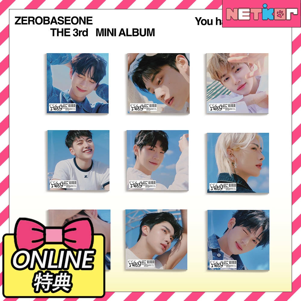 【ONLINE特典】 DIGIPACK Ver. ランダム5枚 ZEROBASEONE 3rd Mini Album You had me at HELLO 当店特典 ゼベワン ZB1
