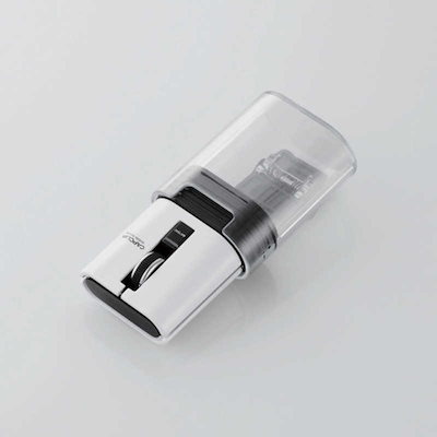 他サイト： エレコム　ELECOM　マウス CAPCLIP [光学式 /無線(ワイヤレス) /3ボタン /Bluetooth] ホワイト　M-CC2BRSWHの商品画像