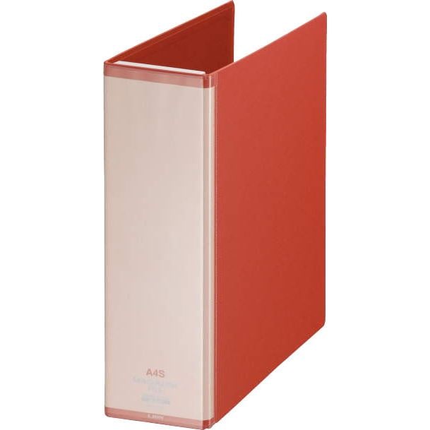 （まとめ買い）ライオン事務器 マガジンファイル ワイヤ式 A4タテ とじ厚70mm ワイヤ16本付 MF-73WC レッド 158-47 [x3] 5,286円