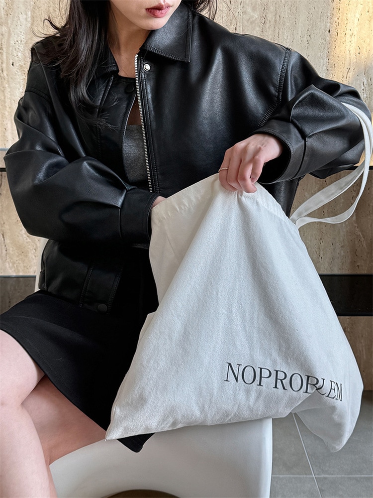 激安セール 小柄女性向け 2025春 アーティスティックPUレザージャケット ボーイッシュシルエット ヴィンテージデザイン