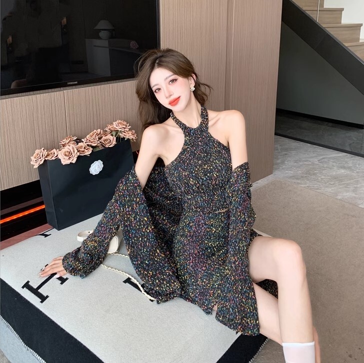 カーディガン ニット スカート 3点セット セットアップ スリーピース セーター ショート丈 ニット かわいい 大人可愛い きれいめ シンプル カジュアル 大人 上品 おしゃれ お洒落 かっこいい