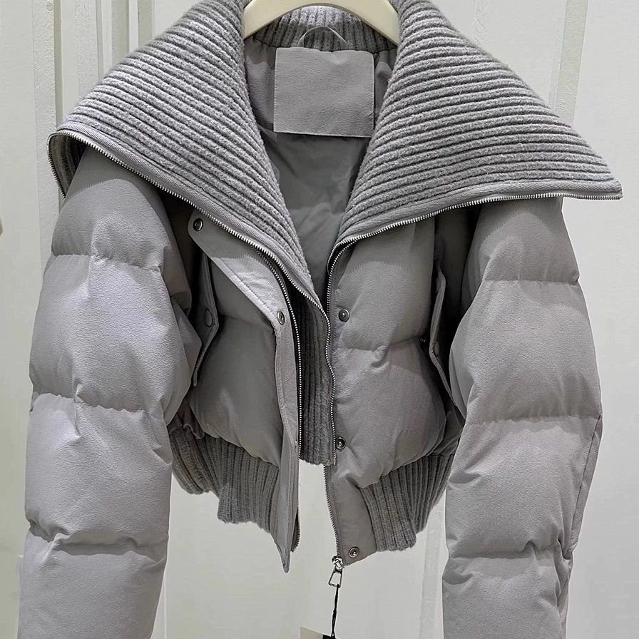 女性用ダウンジャケット韓国風厚くて暖かい綿入りジャケットショート多用途ジャケット