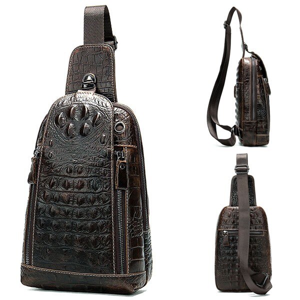 ボディバッグ ビジネス 牛革斜め掛け 男女兼用 軽量 レザー レトロ 男女兼用