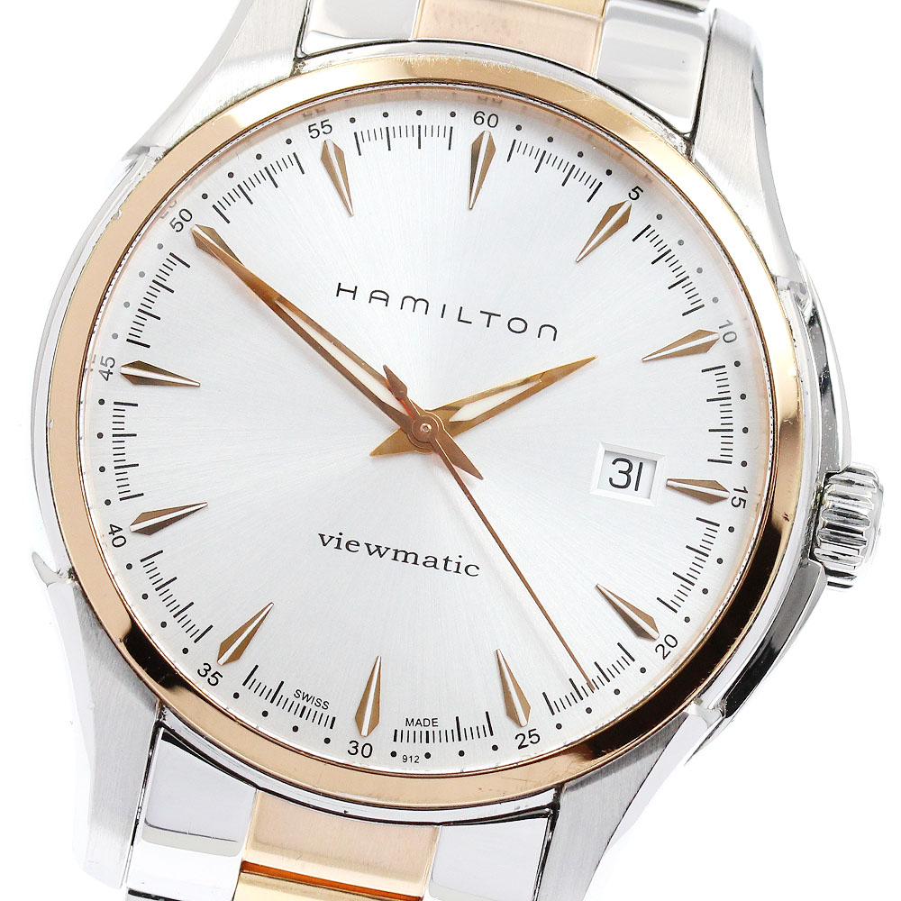 ハミルトン HAMILTON H325250 ジャズマスター ビューマチック デイト 自動巻き メンズ _938553【中古】