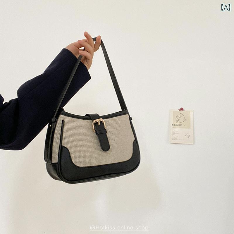 ショルダーバッグ レディース おしゃれ 鞄 ファスナー ベルト 韓国 レザー ブラック ベージュ ブラウン