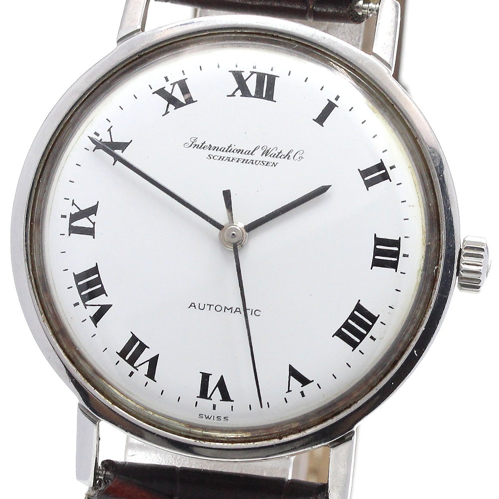 IWC IWC SCHAFFHAUSEN Cal.854B ヴィンテージ ローマ数字 自動巻き メンズ _863112【中古】 101,150円