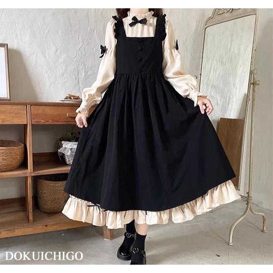 [2026NEW TYPE登場]ロリータファッション ワンピース レディース ミドル丈 LOLITA ゆめかわいい 春
