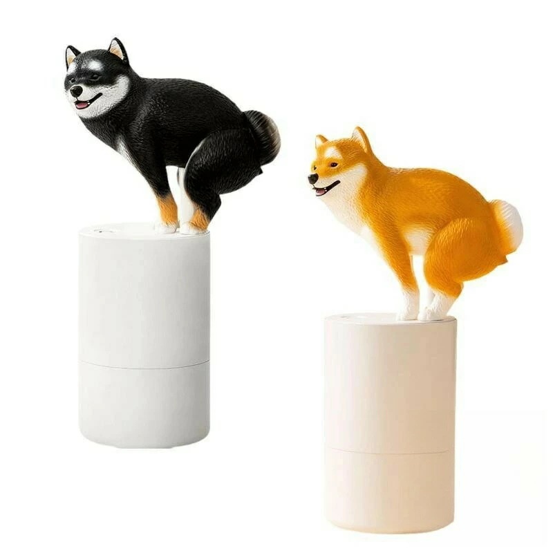 犬型 自動 泡 ソープ ディスペンサー 電動 詰め替え式 液体 ソープ ポンプ スマート かわいい ハンドウォッシュ マシン ホテル ホーム デコレーション 用