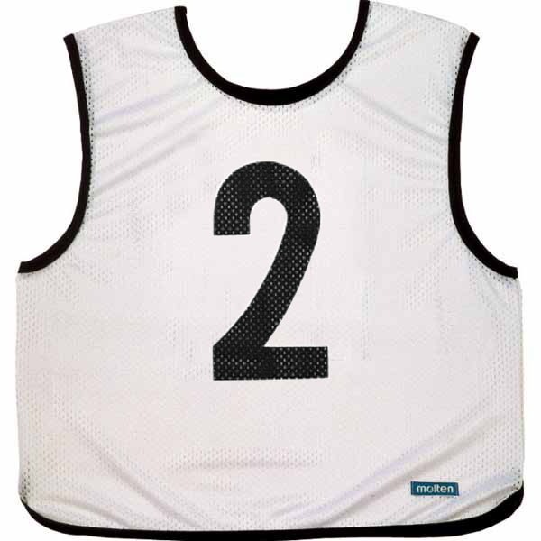 モルテン molten ゲームベスト 中学校・高校・一般向け ゲームベスト10枚セット 白 番号1～10 GB0113W 14,790円