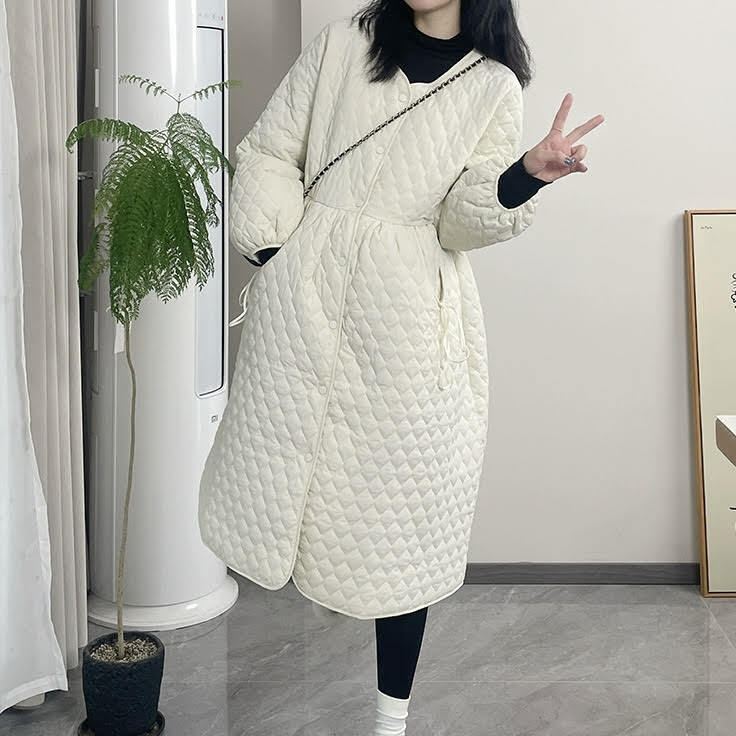 レディース アウター コート 長袖 キルティング 前開き ポケット ルーズ きれいめ 上品 おしゃれ お洒落 大人可愛い かっこいい 大人女子 カジュアル シンプル フェミニン クール モダン シック
