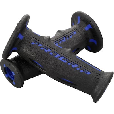他サイト： D98025 PROGRIP (プログリップ) バイク用 ハンドルグリップ #601 耐震GEL 120mm ブルー/ブラック エンド貫通タイプの商品画像