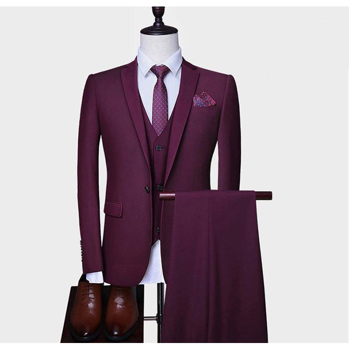 セットアップ メンズ 上下セット カジュアルスーツ テーラードジャケット ロングパンツ ベスト 3点