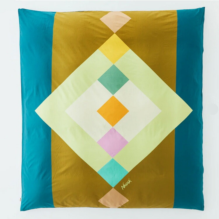 掛け布団カバーダブル ブライトグリーン ダブル（190×210cm） #N1VQIG74-BRIGHT GREEN