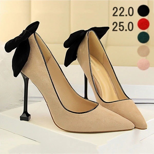 超美シルエット 全5色 ポインテッドトゥ ピンヒール ハイヒール パンプス レディース 9.5cmヒール キャバヒール スエード エレガント フェミニン 美脚 春夏秋冬 靴 入学式 入園式 卒業式 卒