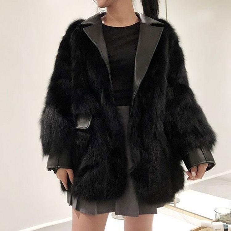 の入荷秋冬レディースファーコート毛皮コートおしゃれレディースコートフェイクファーアウタージャケット　暖かい通勤　レディースアウター 7,218円