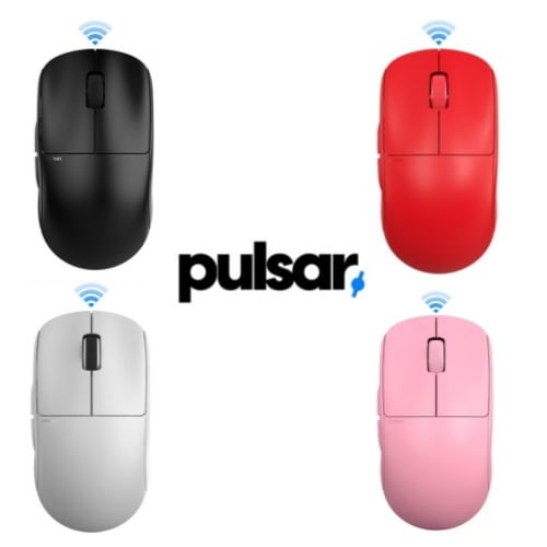 Pulsar X2 超軽量/ワイヤレス/ゲーミング マウス/専門家向け/左右対称シェル/レックフリー無線/26000DPI/PAW3395/52g