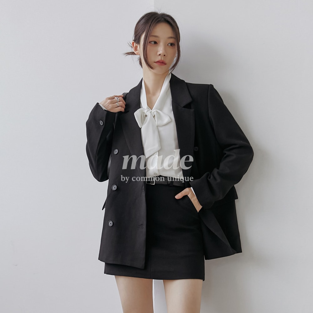 モアセットアップダブルボタンパークジャケット 10,074円