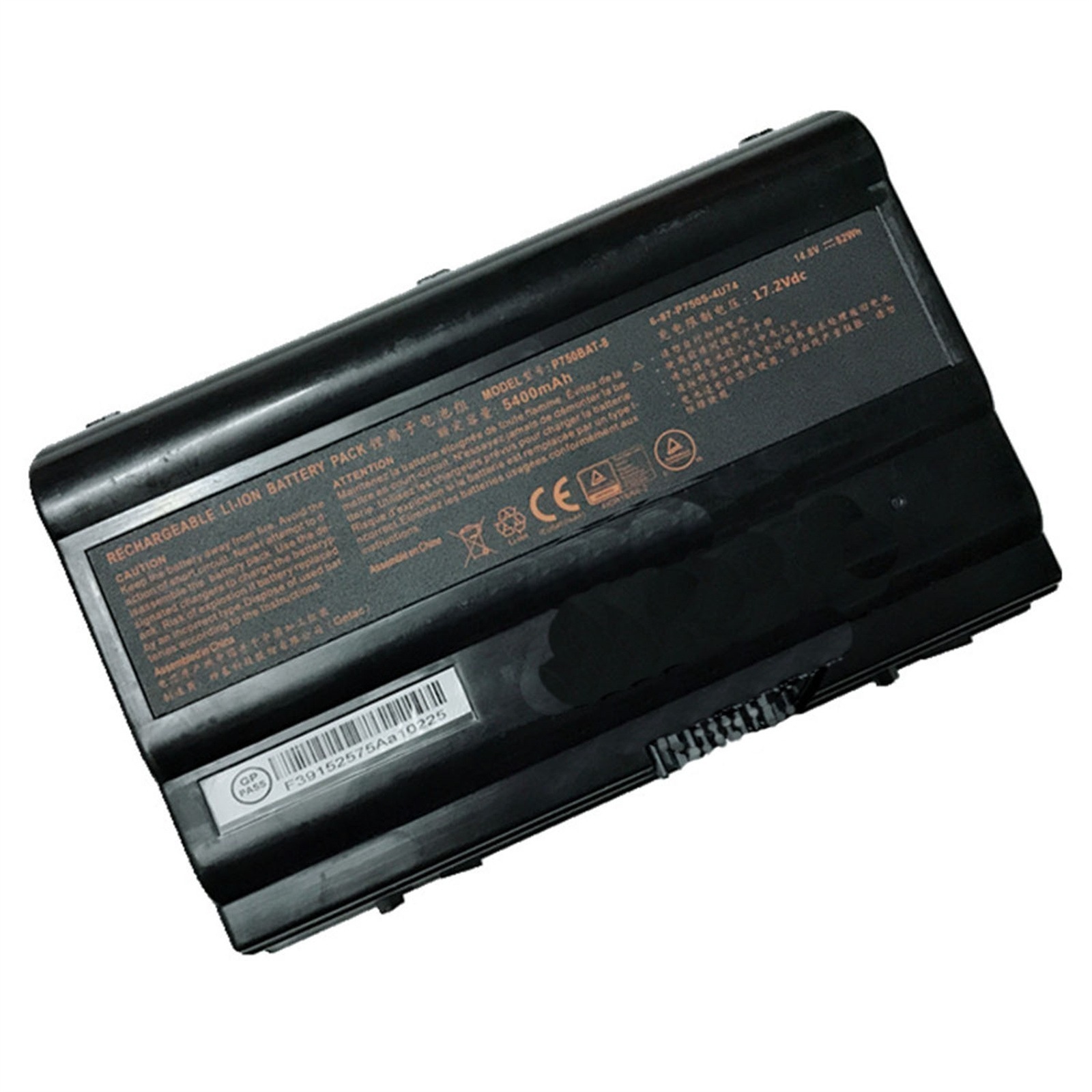 P750BAT-8 電池・Clevoノートパソコン互換 82Wh/5400mAh CLEVOX599 X799 P770ZM P750BAT-8 P751ZM 交換用のバッテリー dc909-A74