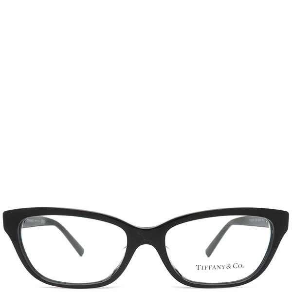 ティファニー Tiffany & Co メガネ ティファニーT 5216 プラスチック ブラック シャンパンゴールド金具 黒ブチ 伊達メガネ スクエア ラインストーン TF2233-B-F 【箱】【中