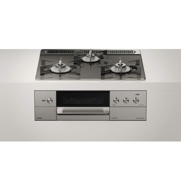 RHS31W31E15RCASTW-13A ステンレス DELICIA(デリシア) [ビルトインガスコンロ (都市ガス用3口左右強火力タイプ幅60cm)]