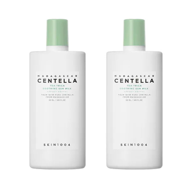 [1+1] マダガスカルセンテラ ティートリカスージングサンミルク SPF50+PA++++ 50ml+50ml / 韓国コスメ