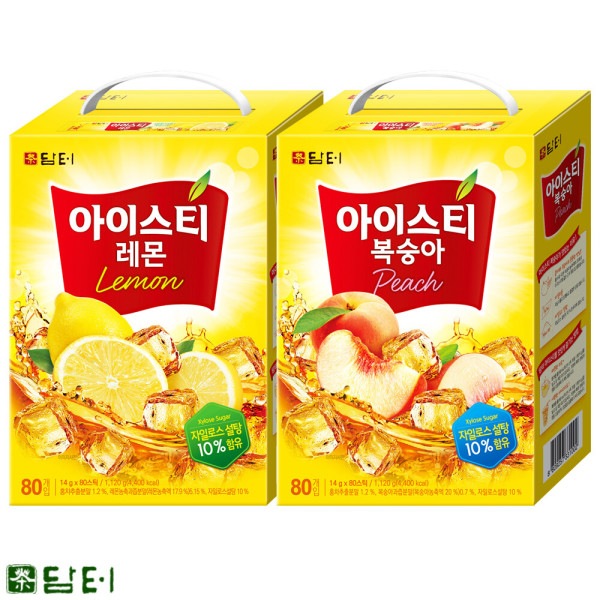 ダムト アイスティー レモン 80T+アイスティー 桃 80T
