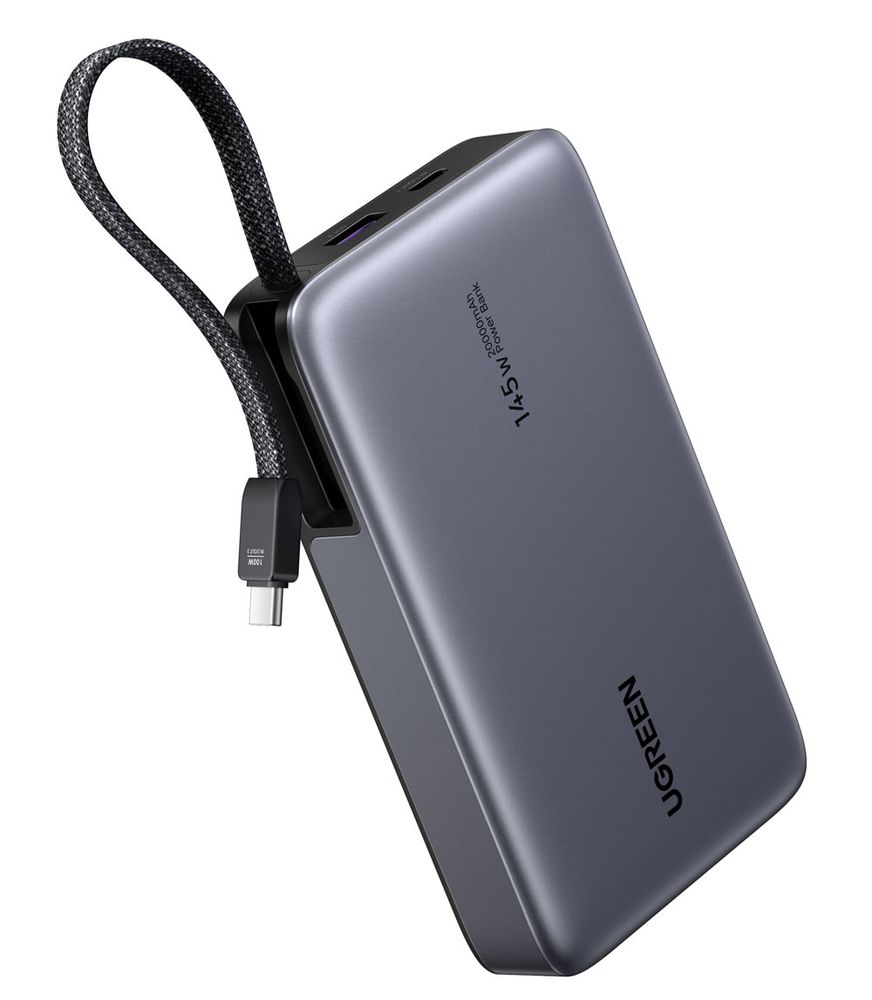 UGREENユーグリーン 55992B 20000mAh ケーブル付きモバイルバッテリー 55992BUGREEN