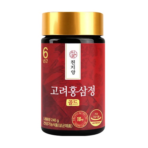 6年根高麗紅参精ゴールド240g [1個]