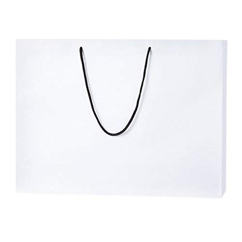 （まとめ買い）シモジマ HEIKO 手提げ紙袋 ブライトバッグ 55-15 白MT（マットPP貼り） 10枚 幅550xマチ150x高410mm 006459910 [x3セット]