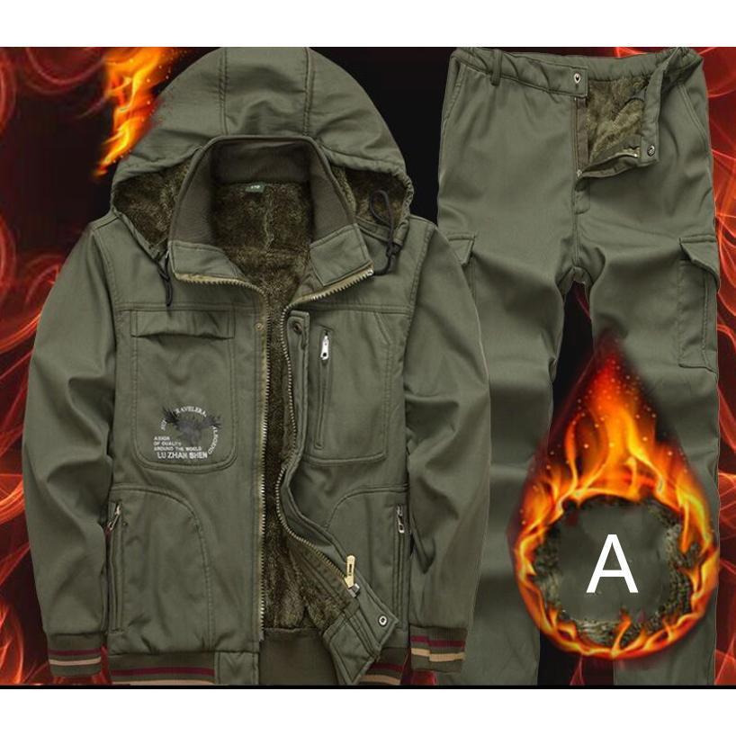 2点購入で200円割引作業服 作業着 業務用 上下セット 厚手 作業用 ワークマン 長袖 ワークウェア 裏起毛 防寒 暖かい 冬 大きいサイズかっこいい 5,928円