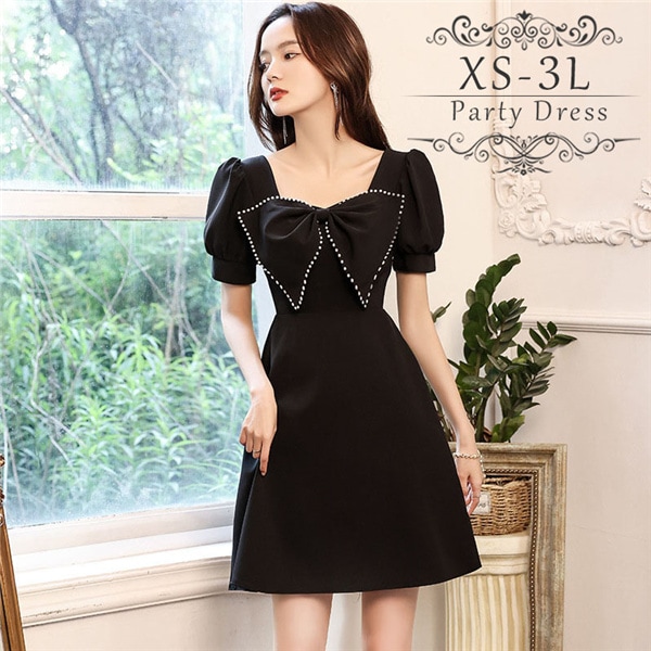 パーティードレス 結婚式 ワンピース ドレス ミモレ丈 披露宴 発表会 お呼ばれ 二次会 longdress ロングドレス ミモレ丈 ウェディングドレス 花嫁 ブライズメイド 入学式 演奏会用 黒 同