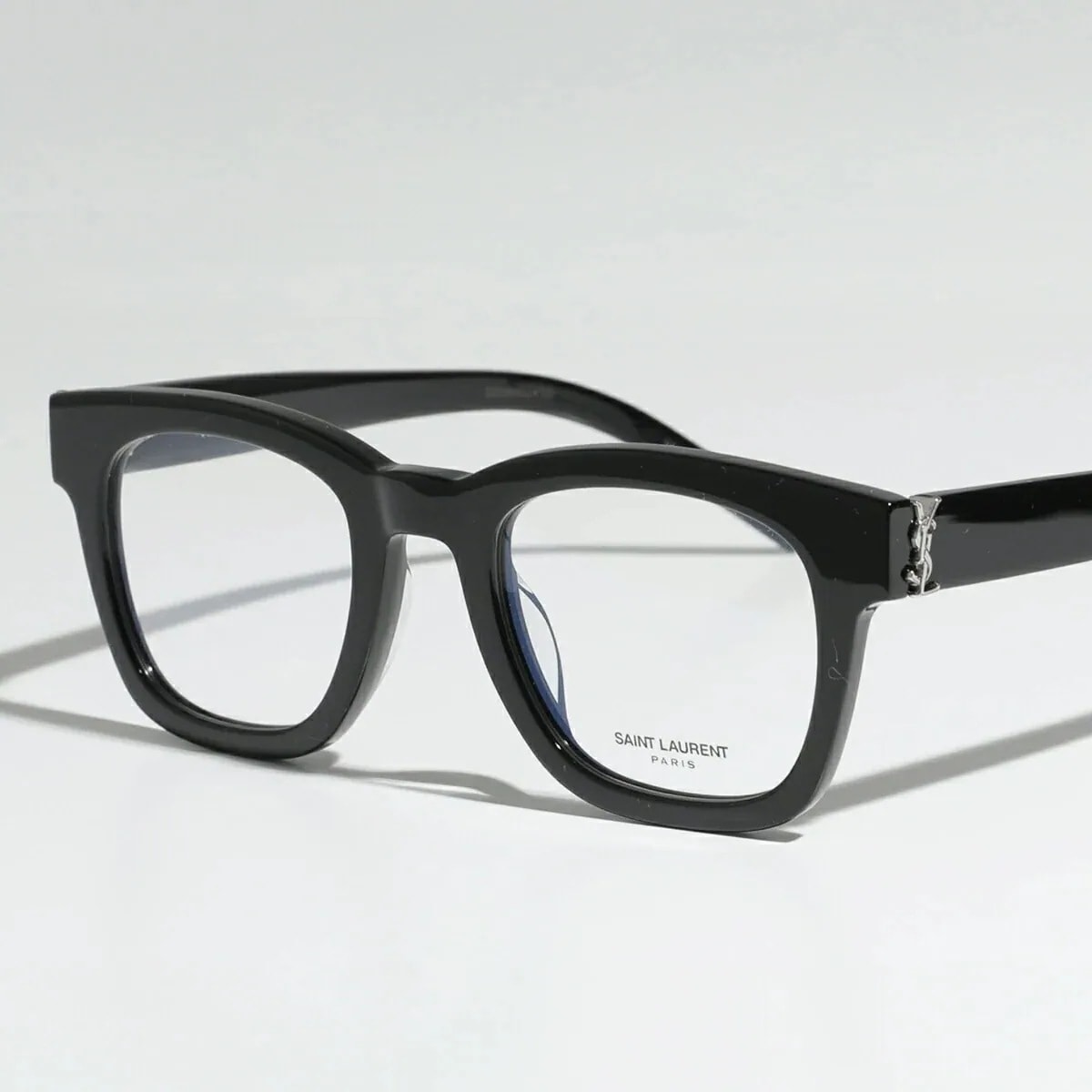 SAINT LAURENT サンローラン メガネ SL M124 OPT メンズ ウェリントン型 めがね 眼鏡 カサンドラロゴ 伊達メガネ 黒縁 42,244円