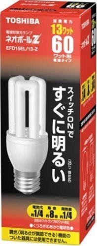 限​定​販​売​】 電球形蛍光ランプ ネオボールZ 東芝 電球60ワット 