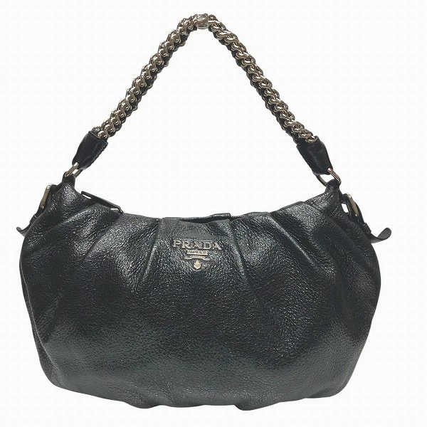 プラダ BR3828 ワンショルダー チェーン バッグ ショルダーバッグ レディース【中古】