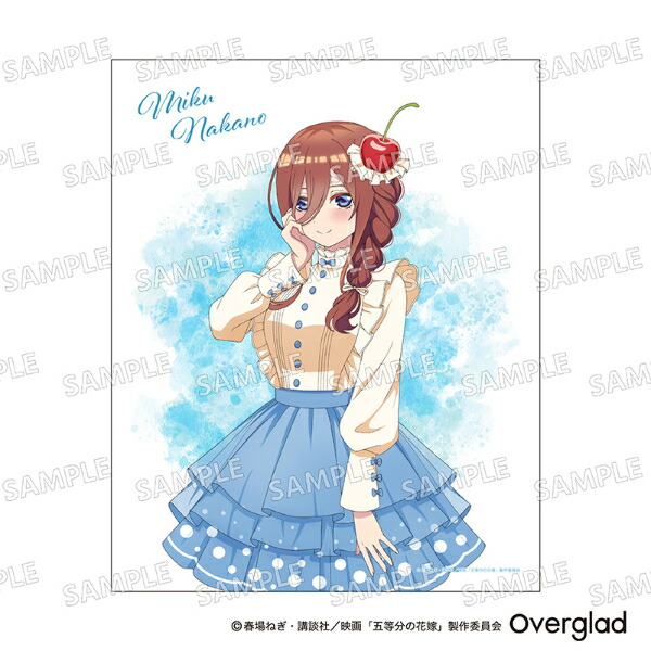 映画 五等分の花嫁 キャンバスアート クリームソーダver.(中野三玖) 日本製_5441-ghh-038