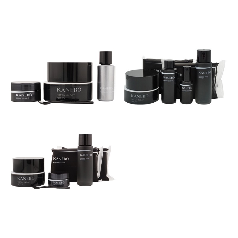 クリーム イン デイ キット[3種類から選べる]フェイスクリーム 美容液 化粧水 コットン スキンケアセット ミニサイズ[ギフトラッピング対応]