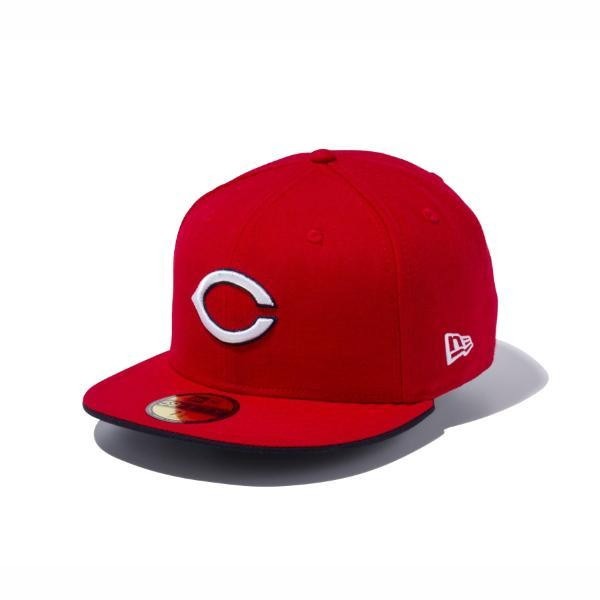 ニューエラ NEW ERA 59FIFTY 広島東洋カープ スカーレット ホワイト ネイビーアンダーバイザー 14525195