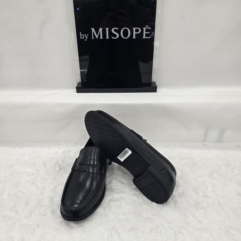 By 男性 クラシック ペニーローファー 122HT319FH201 BLACK 4 JJ