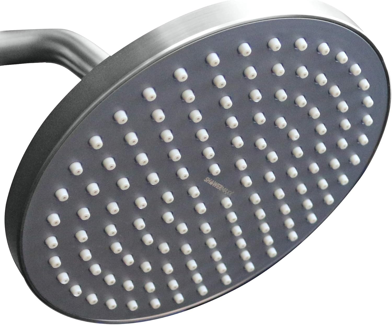 ShowerMaxx ラグジュアリースパシリーズ 8インチ 丸形高圧レインフォールシャワーヘッド MAXX-光沢クローム仕上げのレインシャワーヘッド