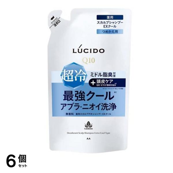 () 薬用スカルプデオシャンプー EXクールタイプ 380mL (詰め替え用) 6個セット