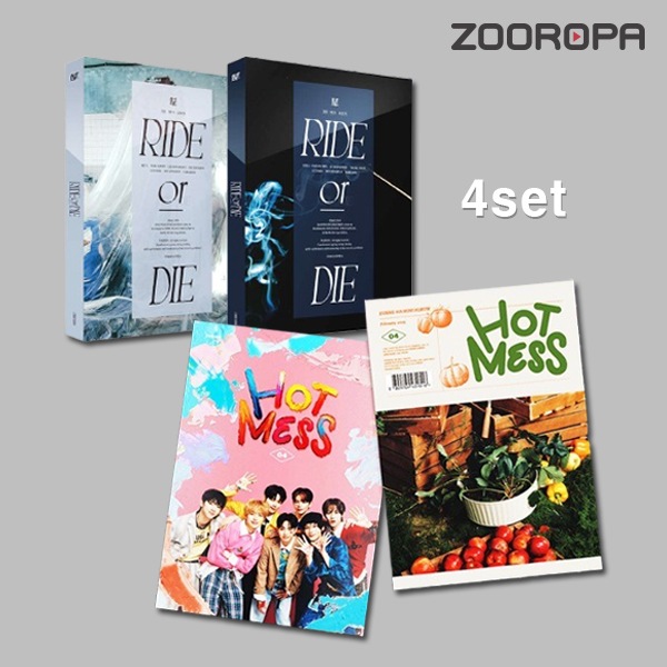 [4종세트] EVNNE 이븐 HOT MESS RIDE or DIE 3집 4집 포토북