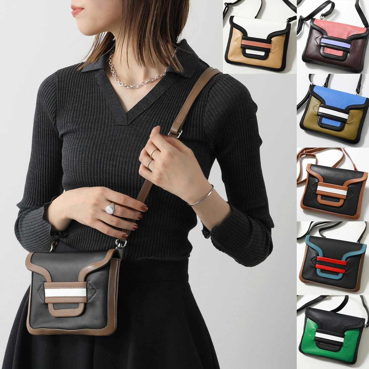 PIERRE HARDY ピエールアルディ ショルダーバッグ ALPHA POUCH