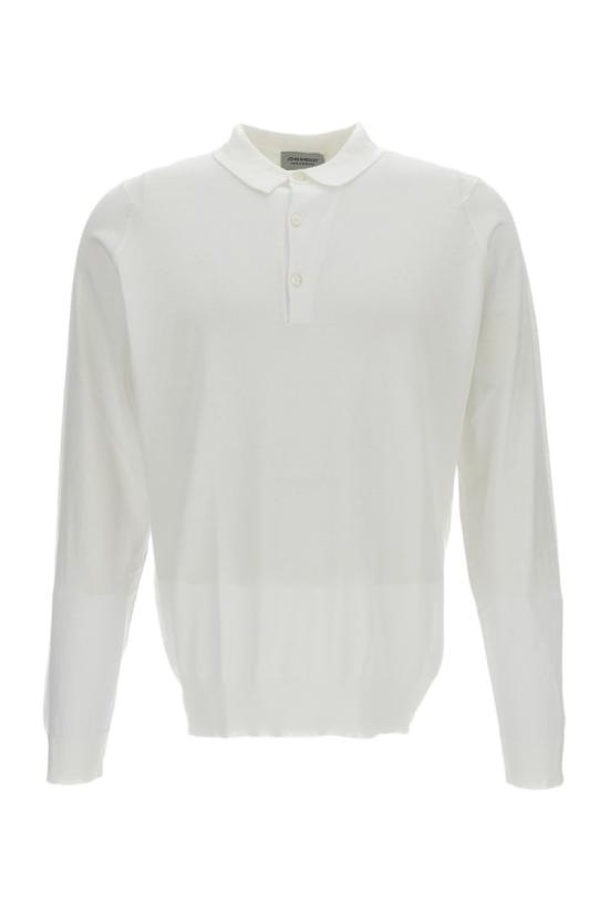 JOHN SMEDLEY Men Polo Shirts BRADWELLWHITE White