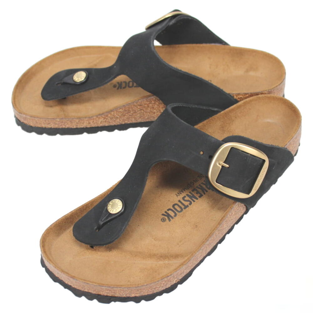 サンダル ギゼ ビッグ バックル Gizeh Big Buckle ブラック 1024019 レギュラー幅【GHOK】
