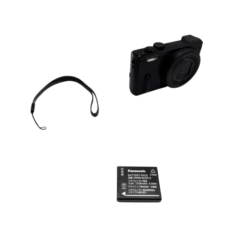 中古 パナソニック デジタルカメラ ルミックス TZ60 光学30倍 ブラック DMC-TZ60-K