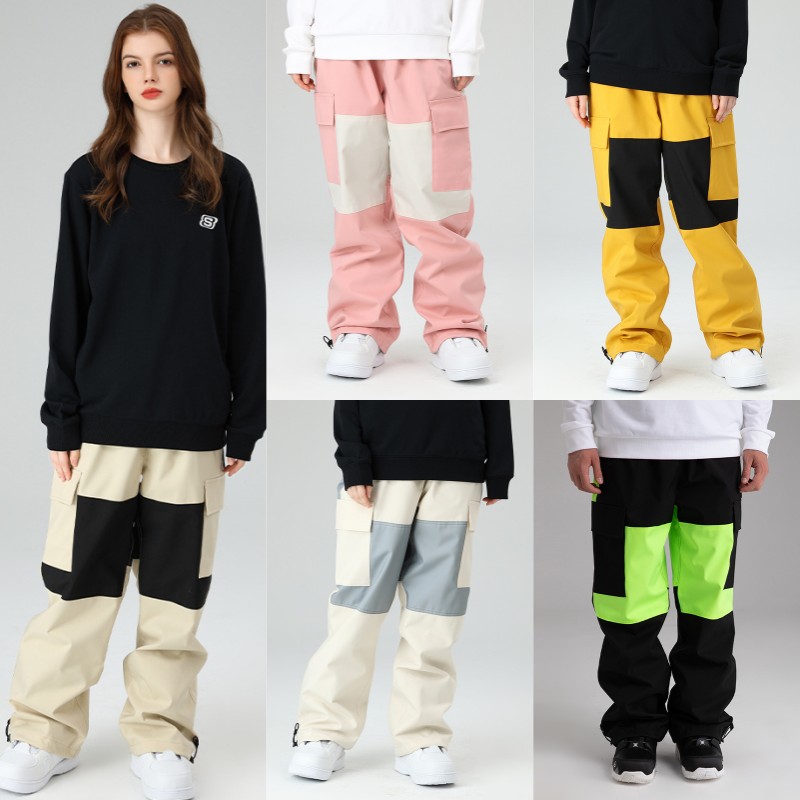 [3日内急速出荷] スノーボードウェア スノーボードウェア スキーパンツ スノーパンツ スキーウェア 防水 防風 保温 雪遊び 暖かい 単品 男女兼用